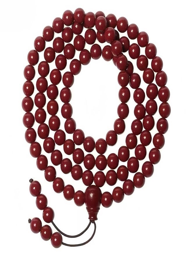 Chiorgone 108 Bead Cinnabar Feng Shui Bracelet - Lucky Charm for Wealth and Good Fortune, Symbolizing Protection and Blessings, Great Gift. - Image 1